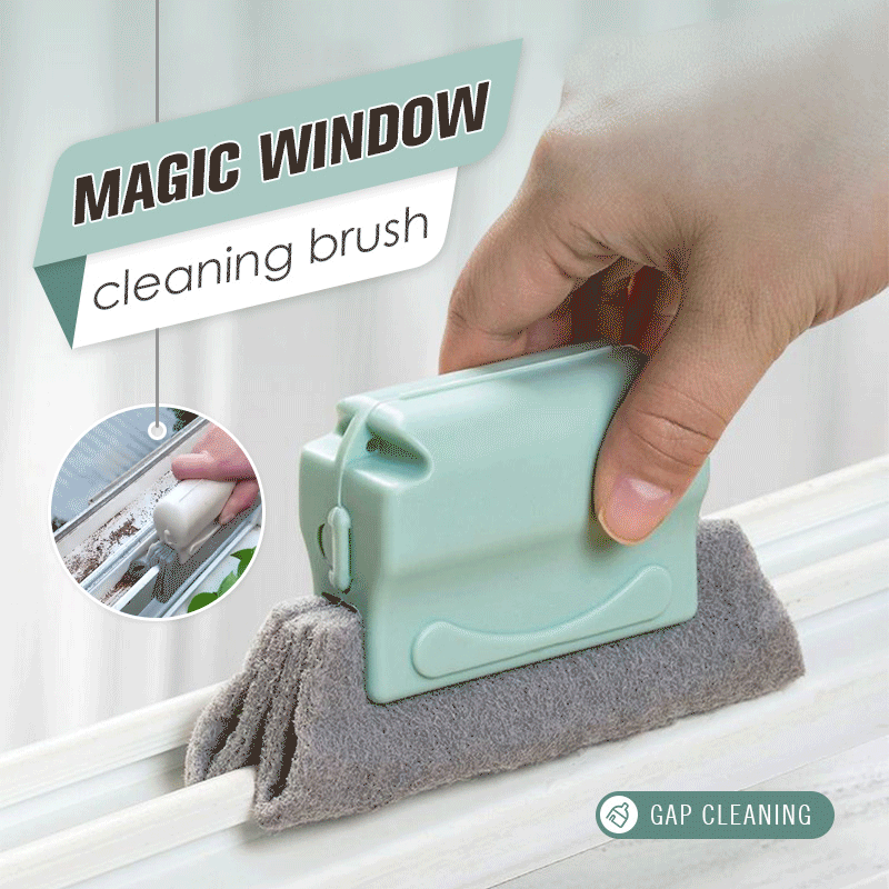 Magic window cleaning brush Quickly clean all corners and gaps Evaluatei