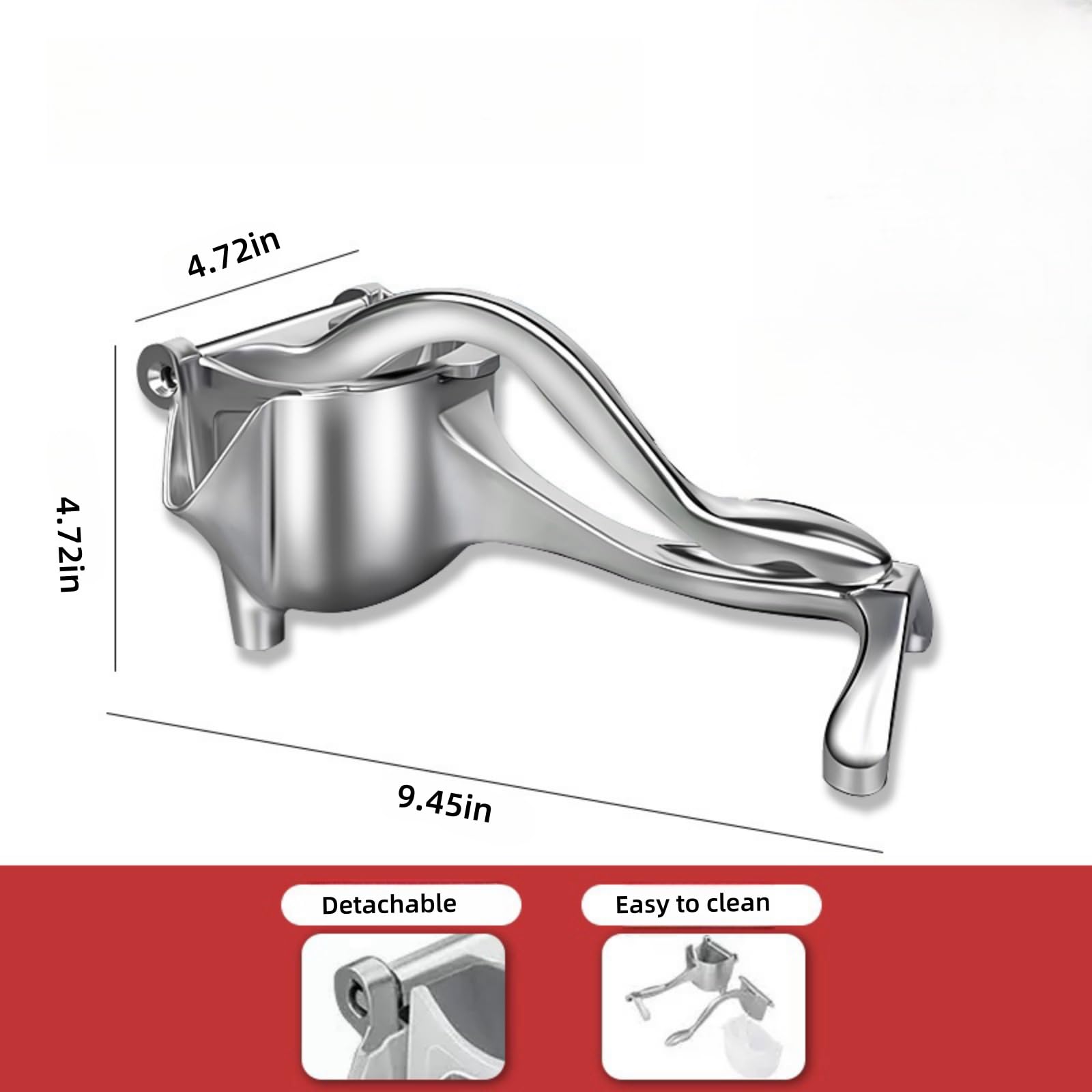 die-cast aluminum juicer