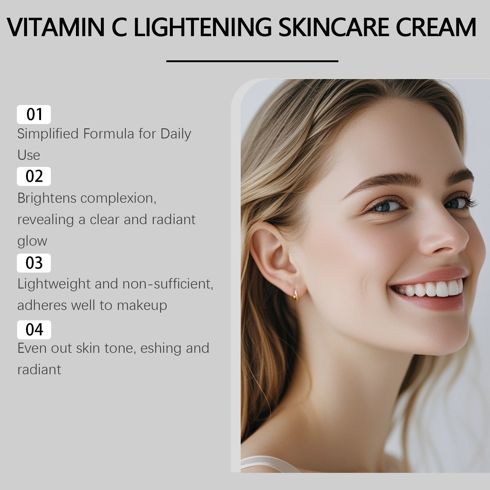 Daytime and nighttime ingredient list