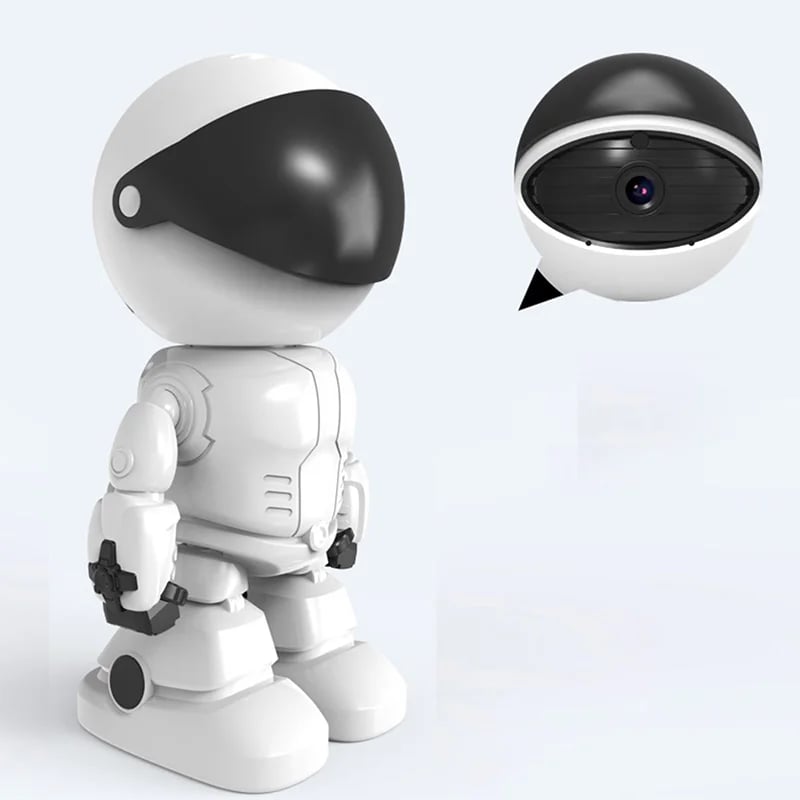 1MP Robot IP Camera Indoor Outdoor Security Camera WiFi Wireless Webcam (HD Version, No Card) - White 5