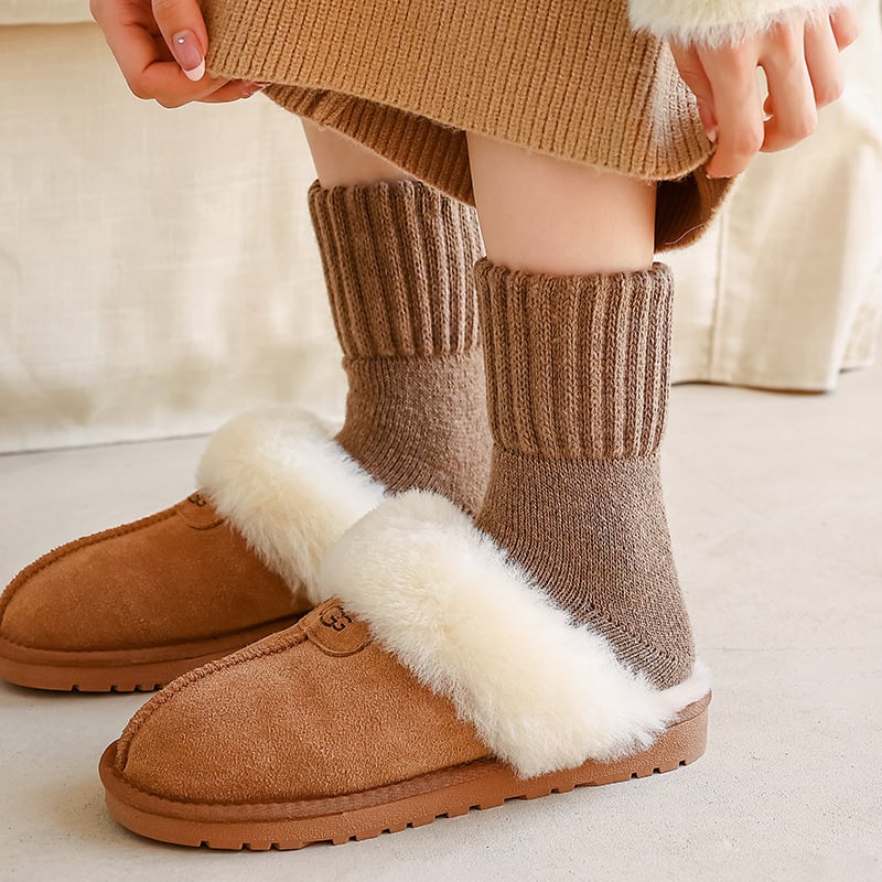 soft cozy socks detail