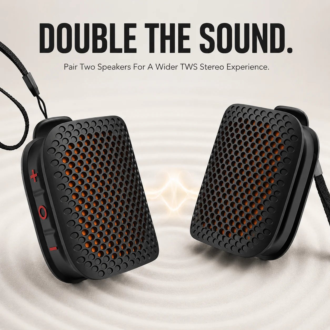 Lightweight pocket-sized wireless speaker