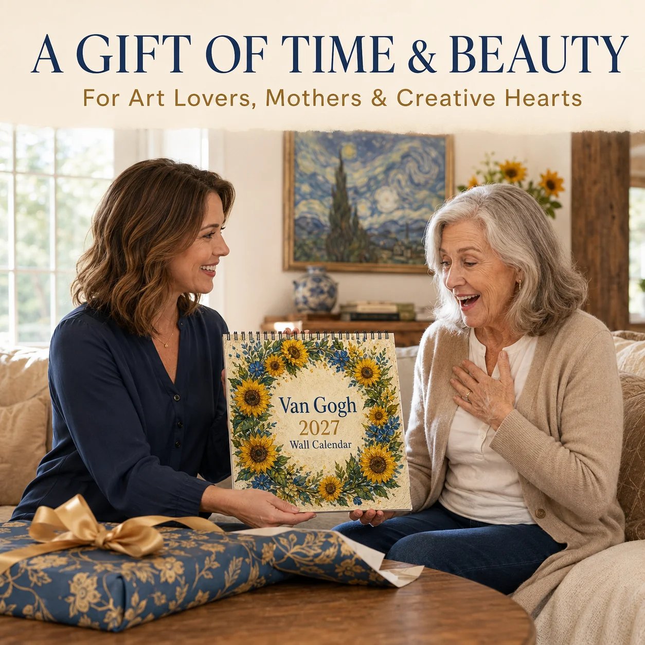 Van Gogh-inspired calendar gift idea
