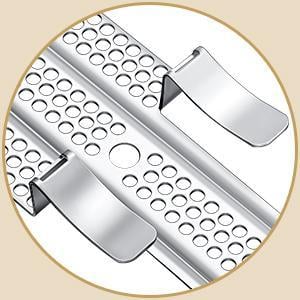 GJANSH Easy-to-Install 1/2-Inch Drywall Clips,Drywall Repair Tools, Professional Wall Hole Repair Kit and Drywall, Sturdy Metal-Backed Clips with Screws for Home Renovation,fathersdaygift