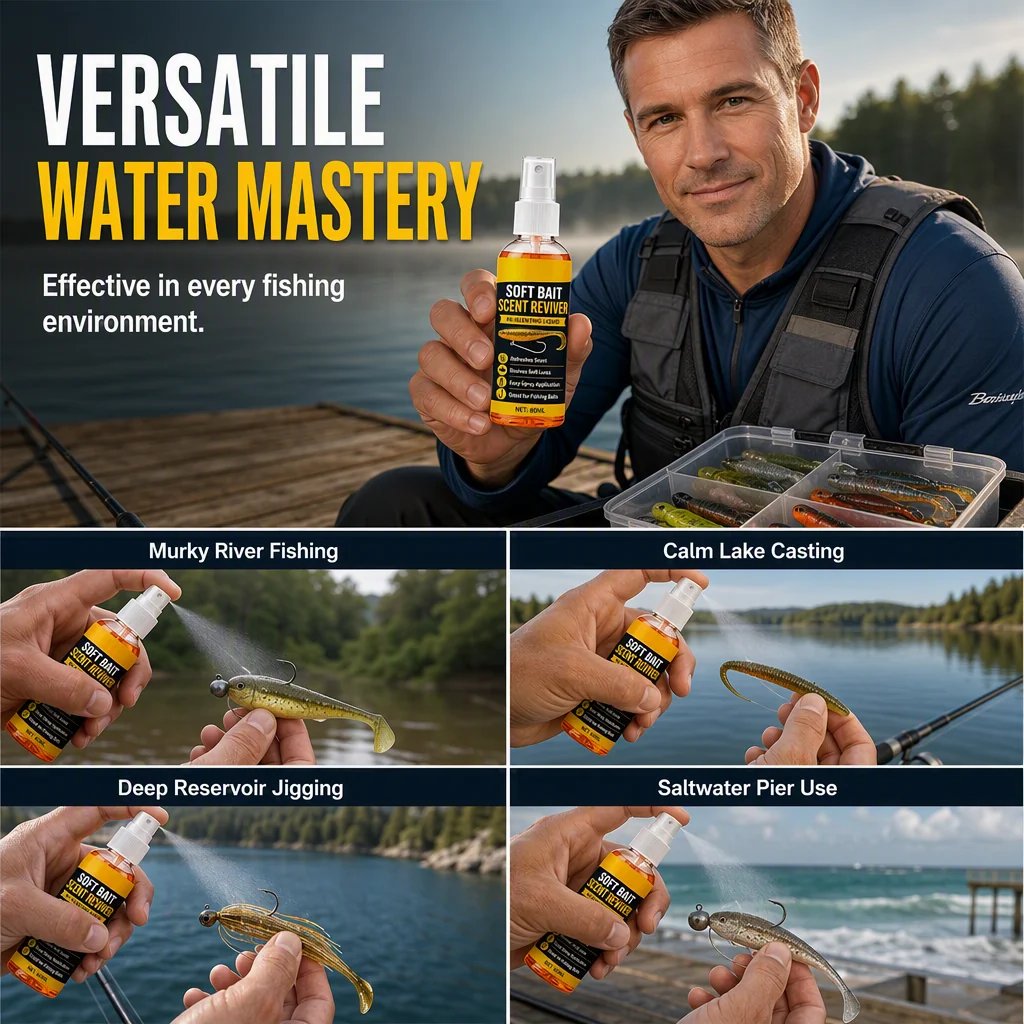 Fishing Lure Scent Spray For Multiple Water Conditions