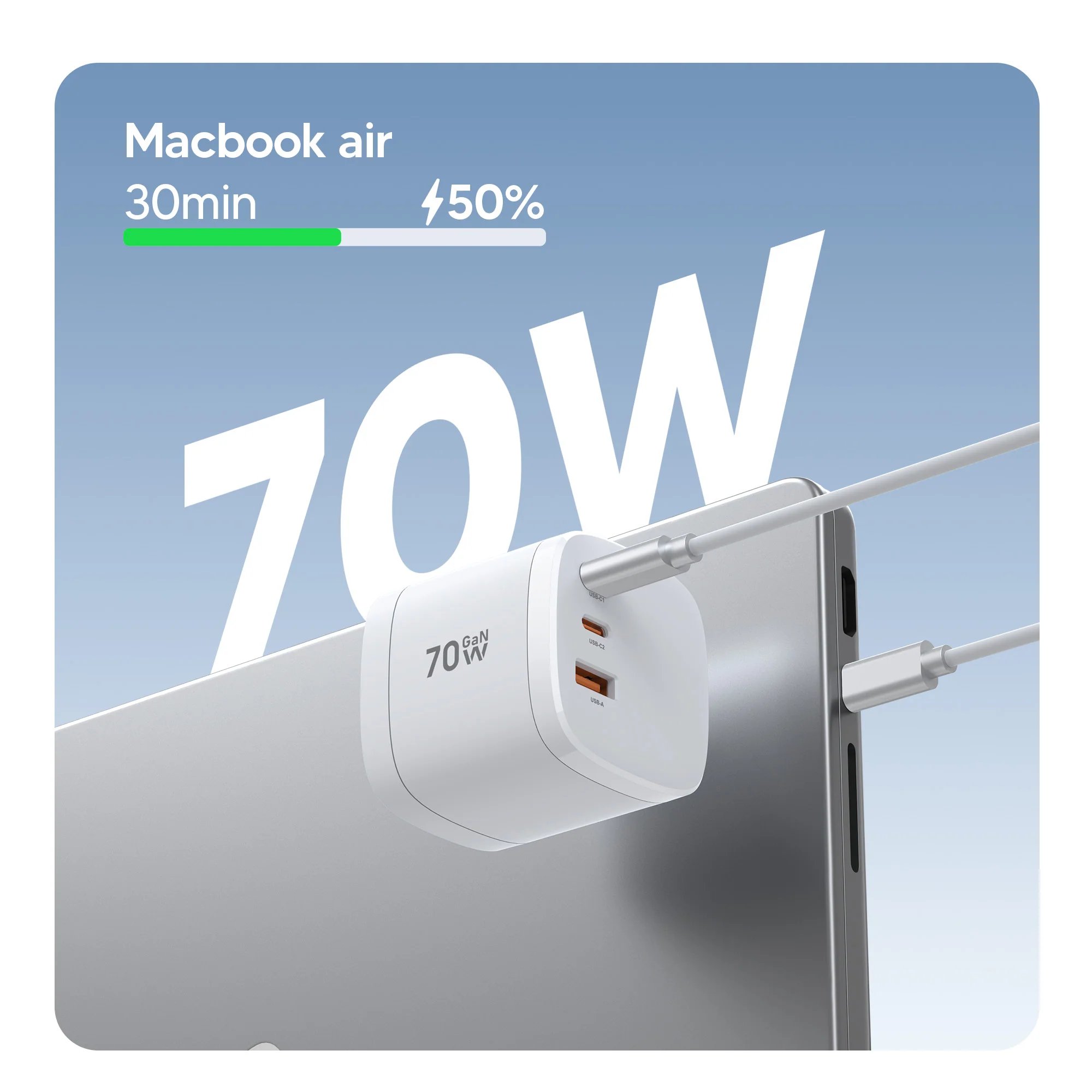 Compact international USB charger