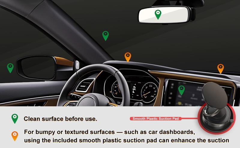 Product Introduction of 360° Adjustable Vacuum Magnetic Phone Holder, Suction Cup Phone Mount for Magsafe, Portable Cell Phone Holder for Car,Makeup/Gym/Mirror, Fit for All iphone iphone 11 and above 4 Product Introduction of 360° Adjustable Vacuum Magnetic Phone Holder, Suction Cup Phone Mount for Magsafe, Portable Cell Phone Holder for Car,Makeup/Gym/Mirror, Fit for All iphone iphone 11 and above 4