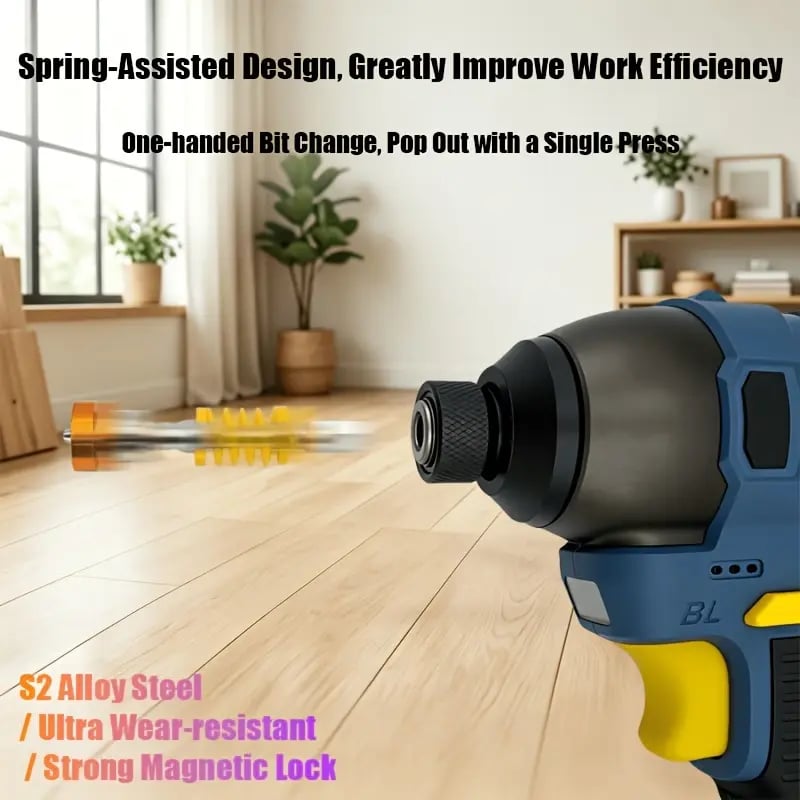 Magnetic grip and quick release mechanism