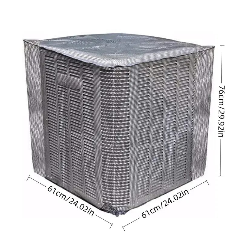 Heavy duty mesh AC cover dimensions 24.02 by 24.02 by 29.92 inches