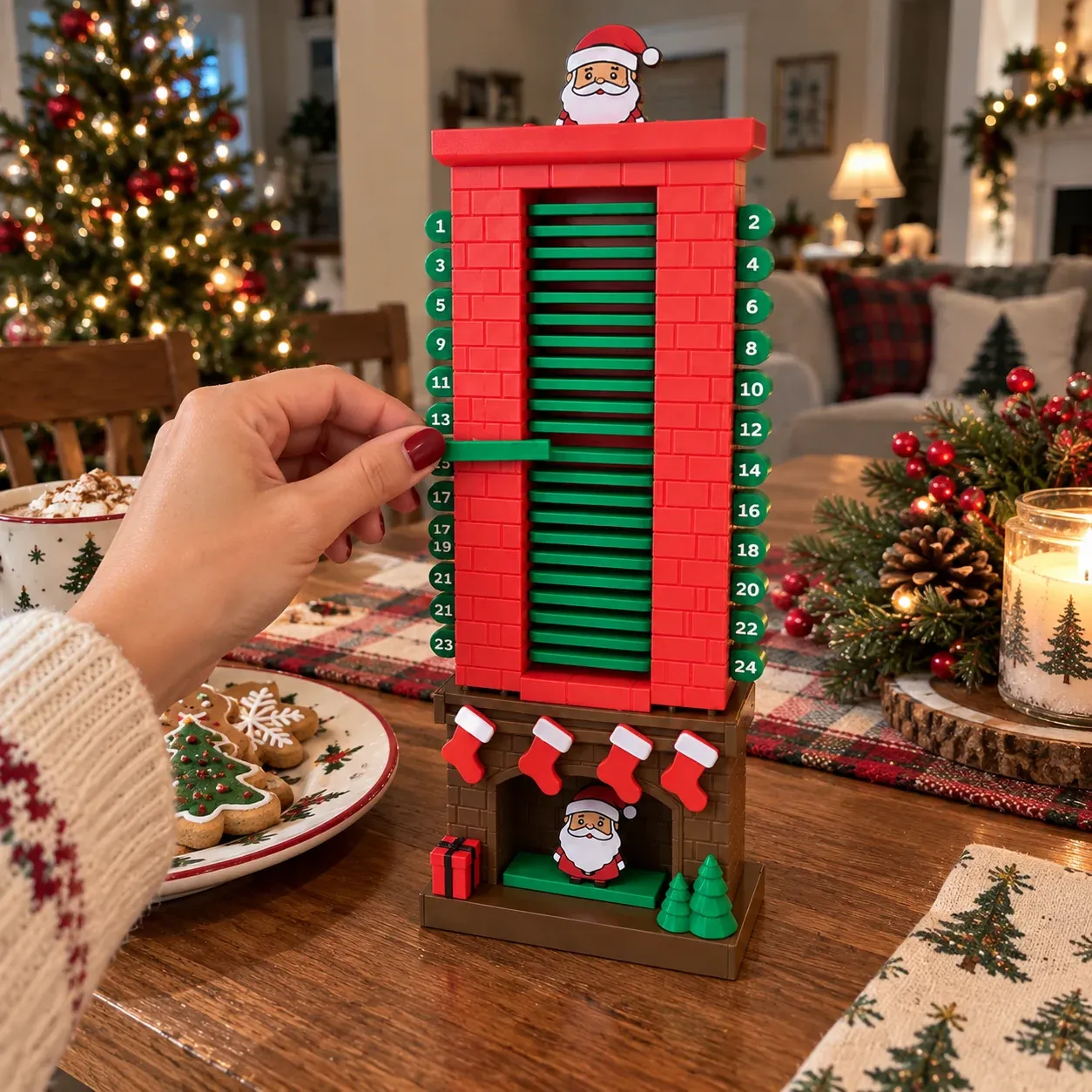 Reusable Christmas countdown keepsake