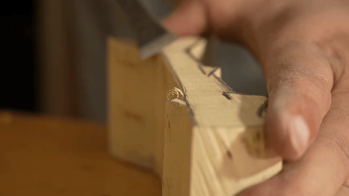 Hand carving wooden whale shark