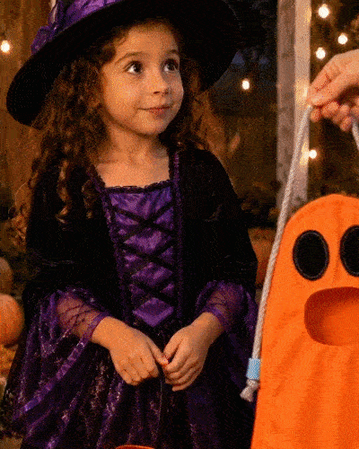 Hands-Free Halloween Ghost Treat Bag