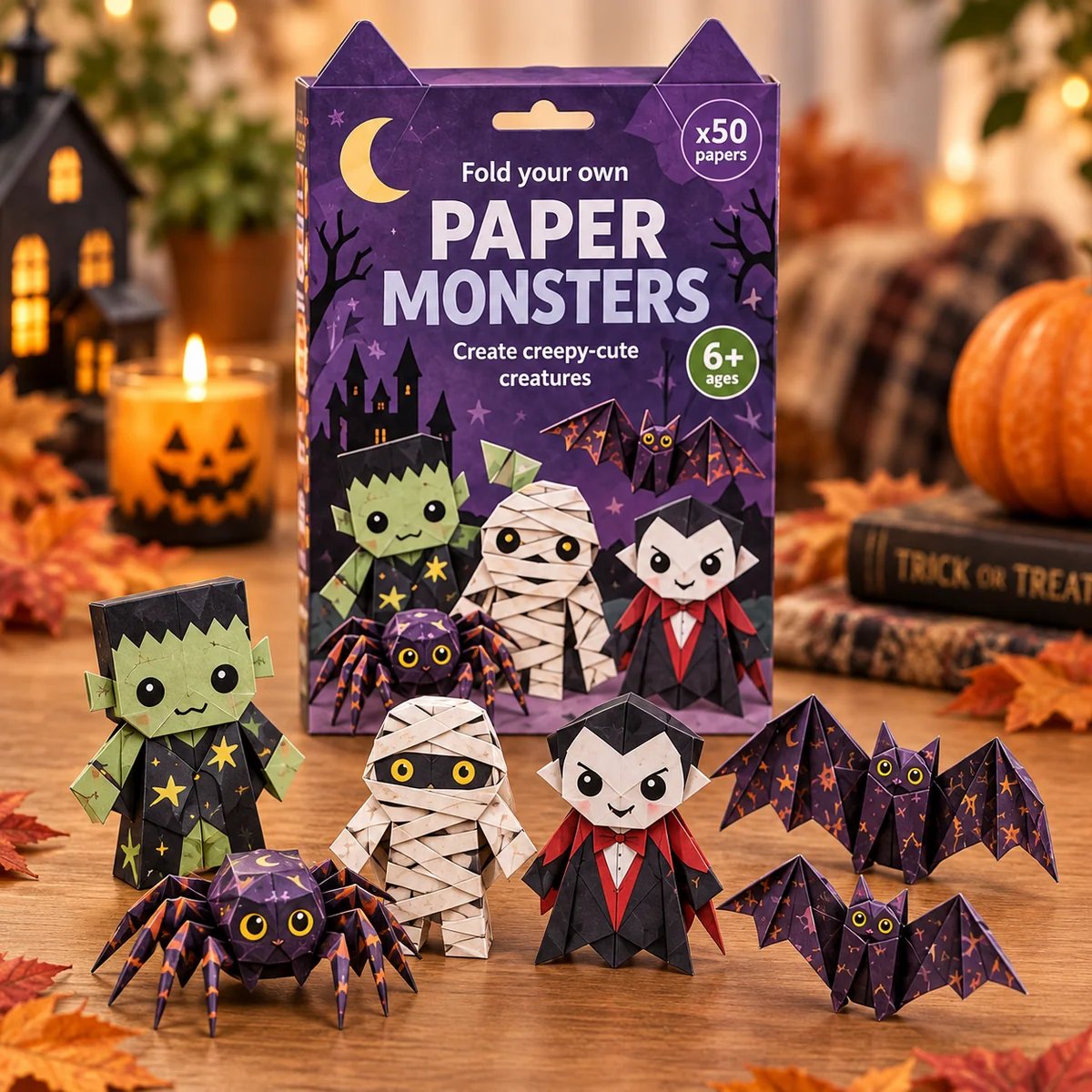 Monster Mash Paper Monsters Halloween craft set