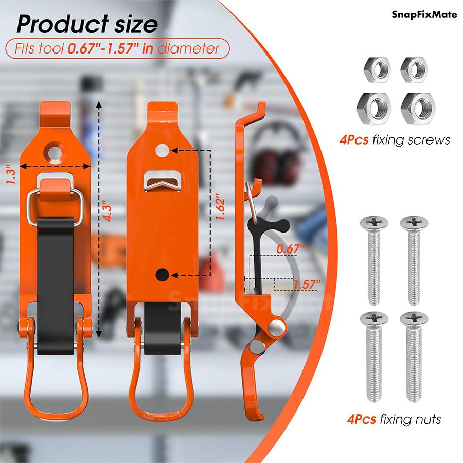GJANSH 2Pcs Shovel Mount for Roof Rack - Heavy Duty Garage Shovel Holder,Quick Release Axe Holder Mount Kit with Screws Nut,Wall Mounting Brackets Kit for Truck Bike storage GJANSH 2Pcs Shovel Mount for Roof Rack - Heavy Duty Garage Shovel Holder,Quick Release Axe Holder Mount Kit with Screws Nut,Wall Mounting Brackets Kit for Truck Bike storage