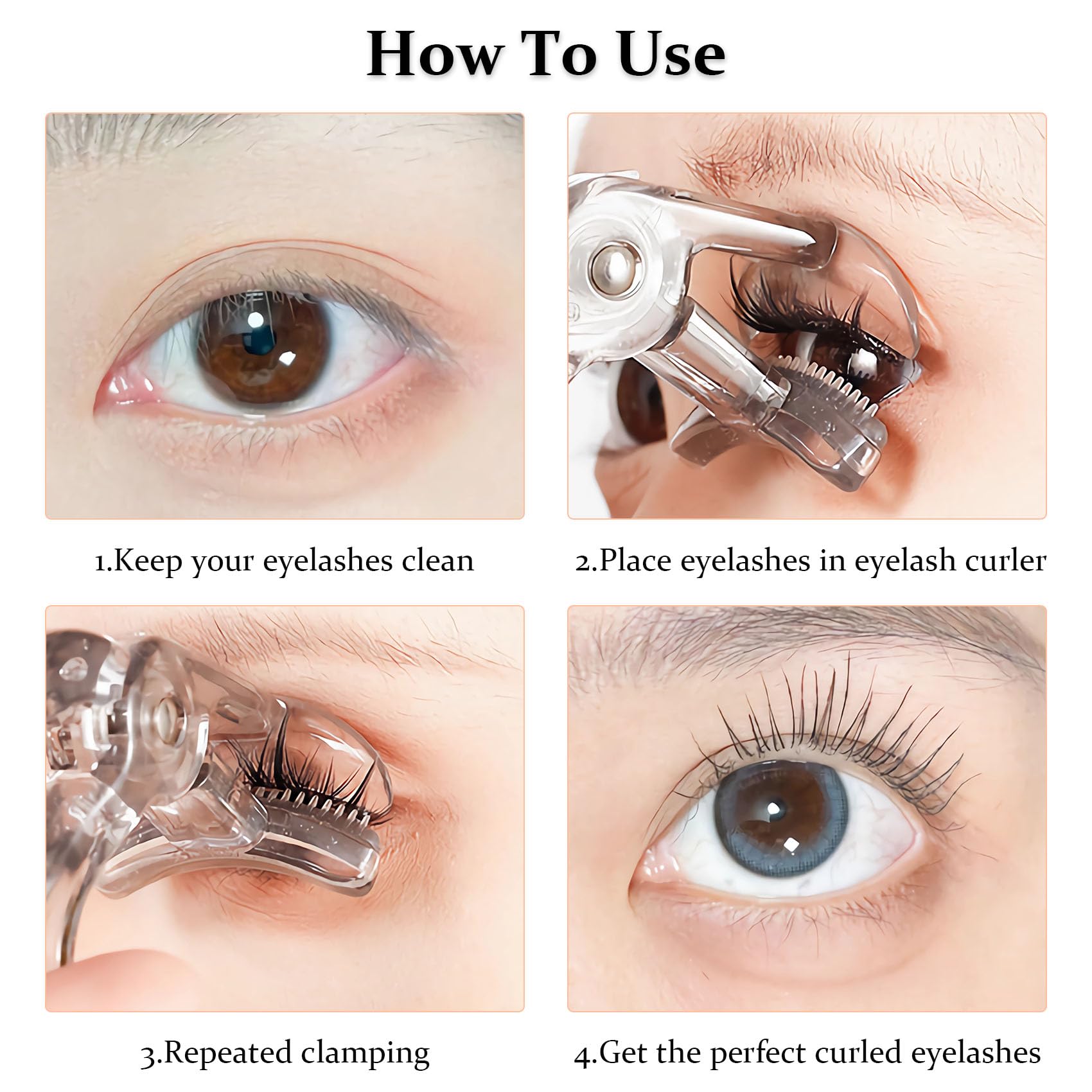Step-by-step instructions for curling eyelashes Step-by-step instructions for curling eyelashes