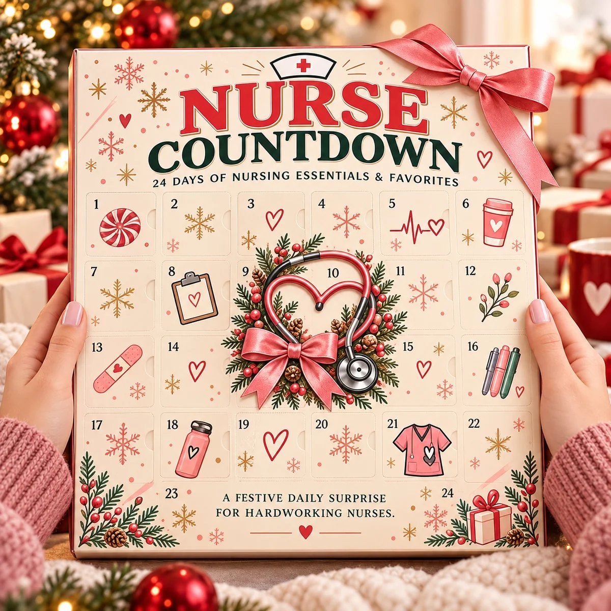 CareHero 24-day nurse holiday countdown calendar