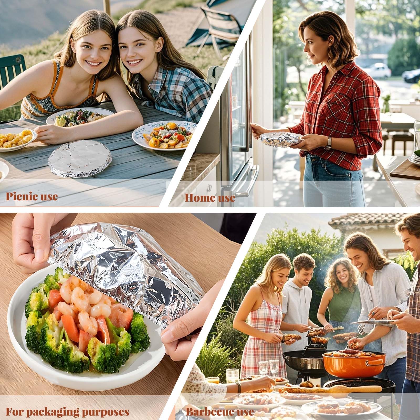 Picnic, Home, and BBQ usage scenarios