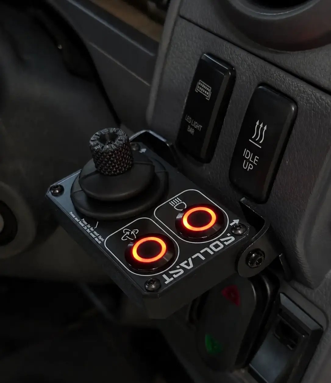 Spotlight dimensions and mounting profile