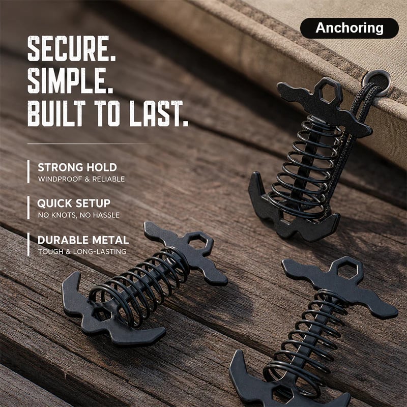 Windproof spring mechanism