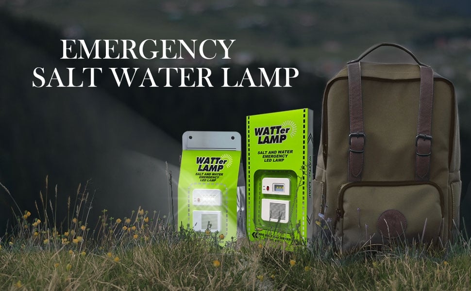 EMERGENCY      SALT WATER LAMP