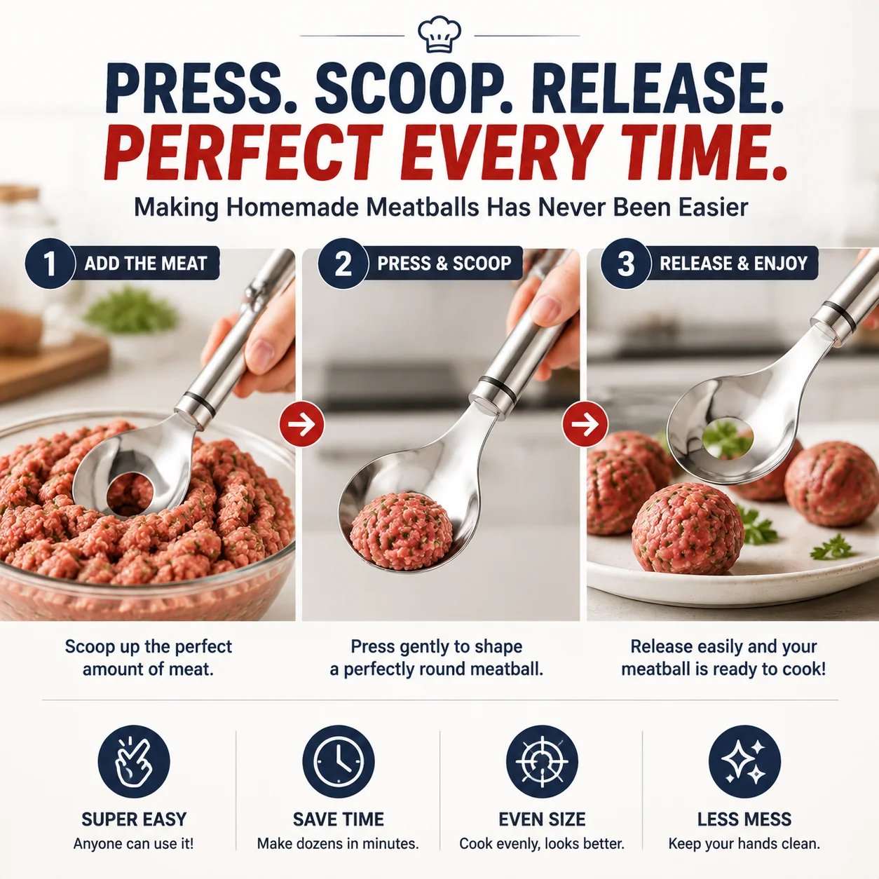 How to use meatball maker