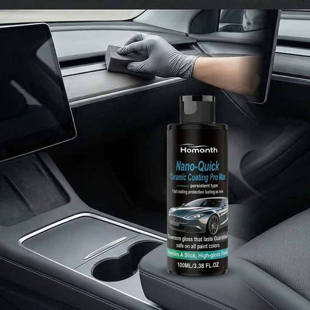 Glossy automotive ceramic coating finish