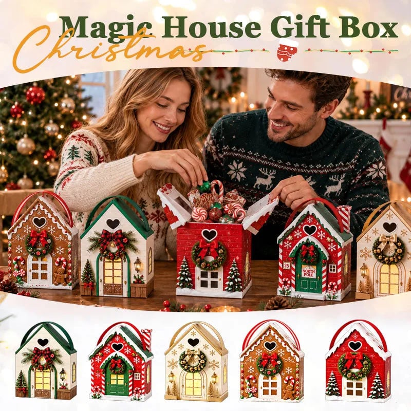 Christmas Magic House gift box