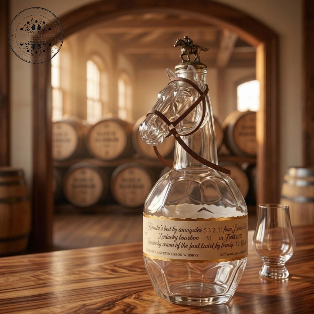 Kentucky Derby Horse Head Bourbon Decanter Bottle