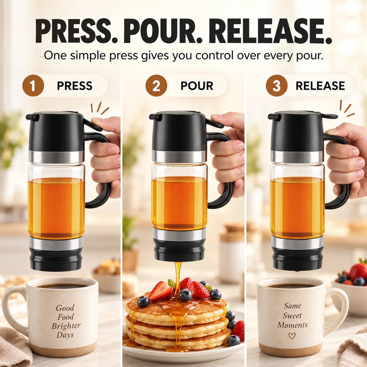 Quick closing honey dispenser valve