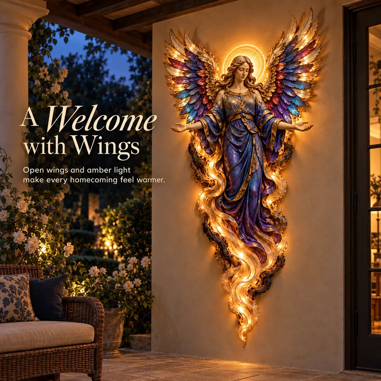 Heavenly Radiance angel wall decor lifestyle image