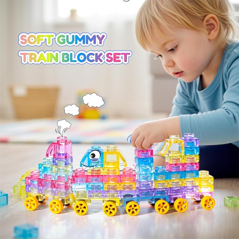 Multi-color sensory jelly blocks for tactile play