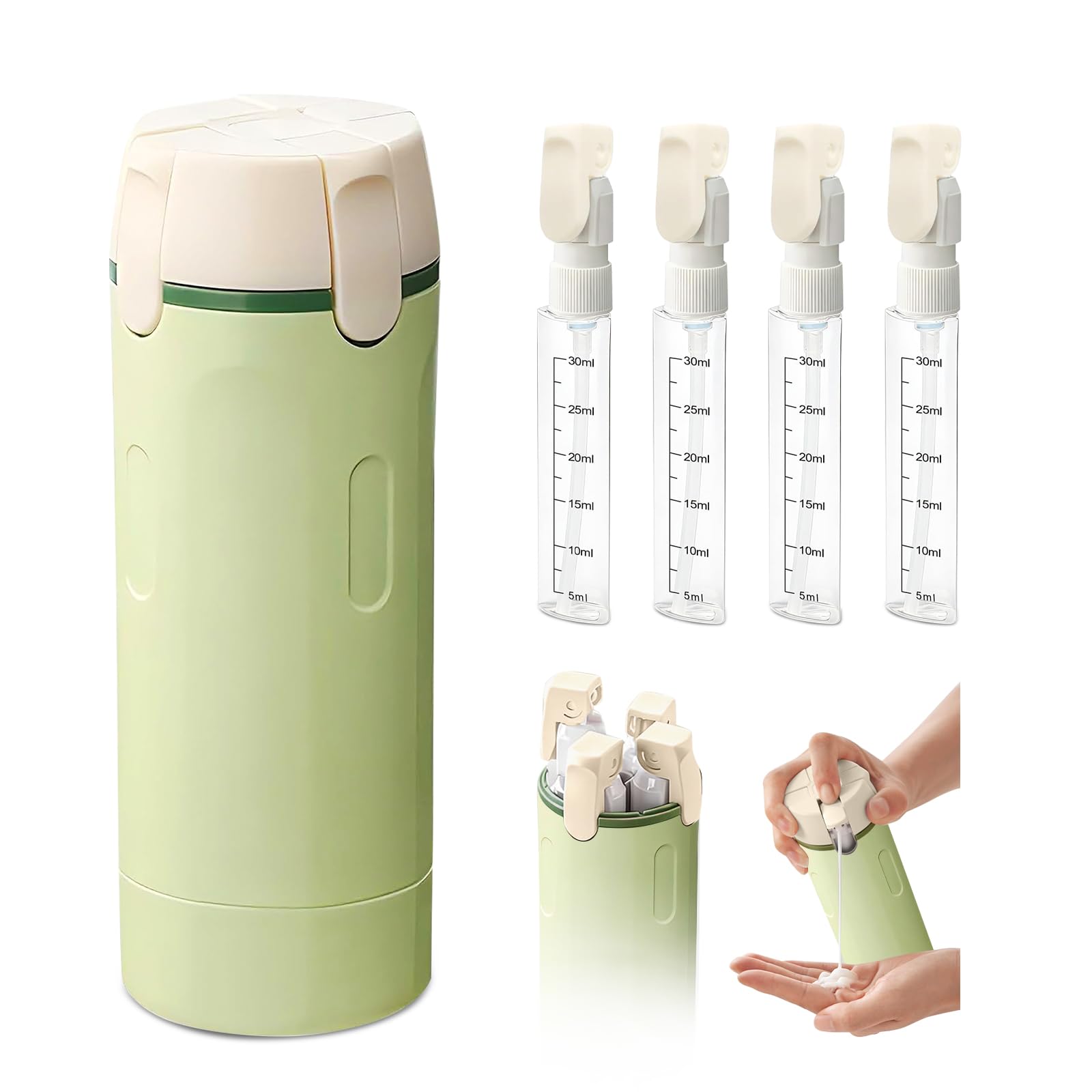 4-in-1 Green Bottle Variety