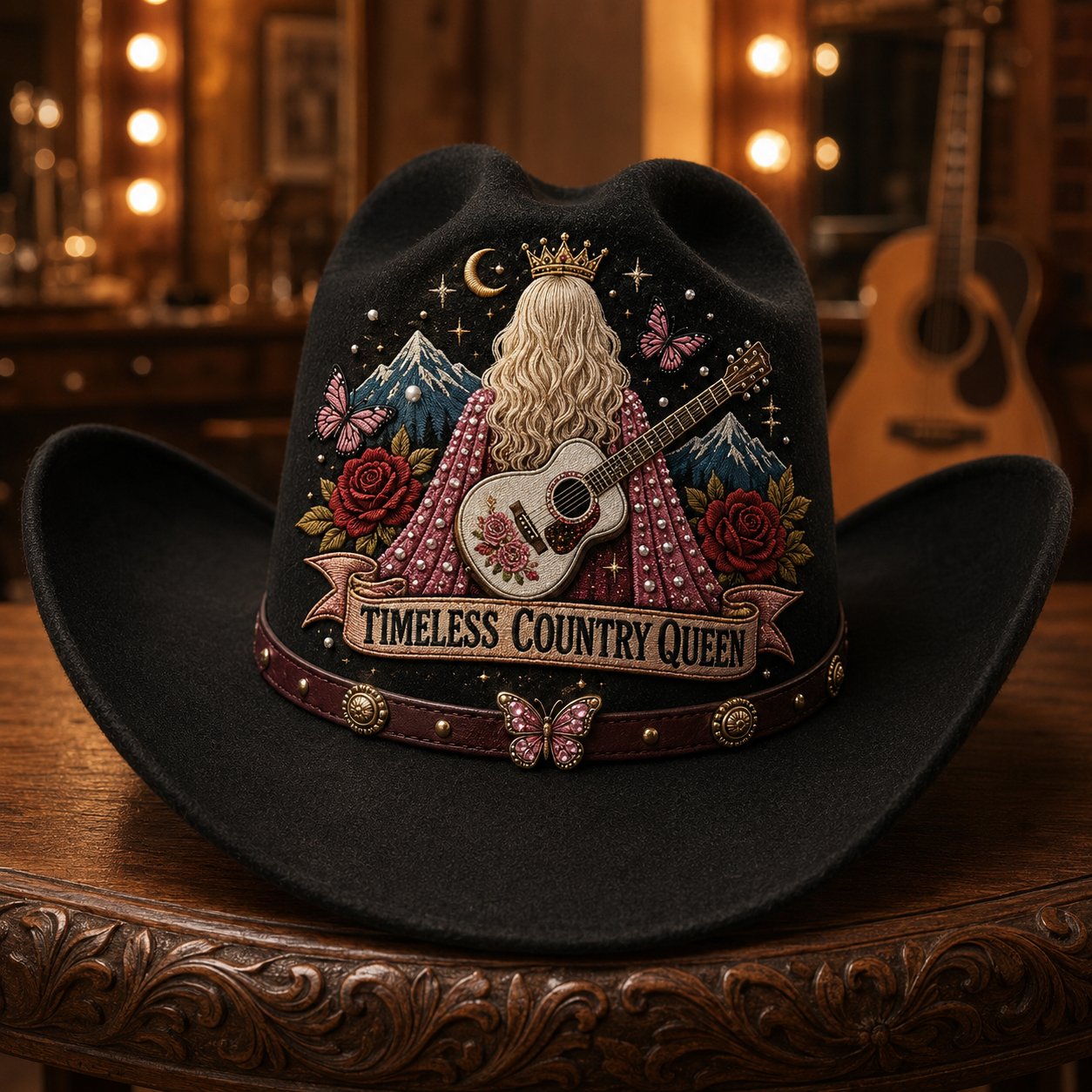 Timeless Country Queen cowboy hat