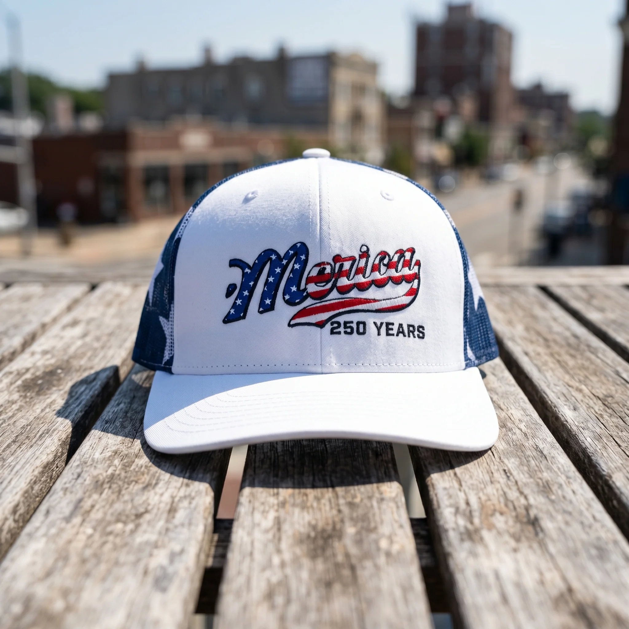 America 250 Trucker Hat Lifestyle