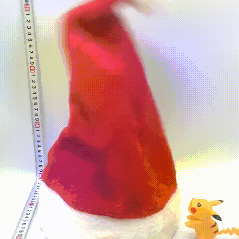 Electric Christmas Santa hat singing and swinging animation