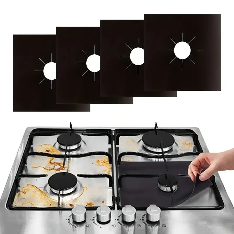 Reusable Gas Stove Burner Liners Reusable Gas Stove Burner Liners