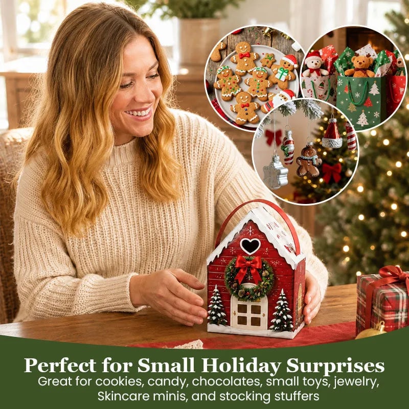 Christmas house box for treats