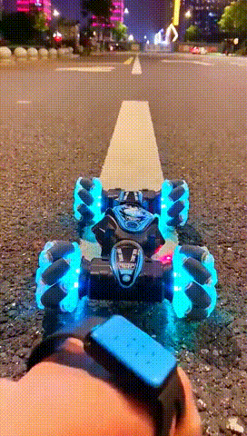 RC stunt car controlled with gesture watch