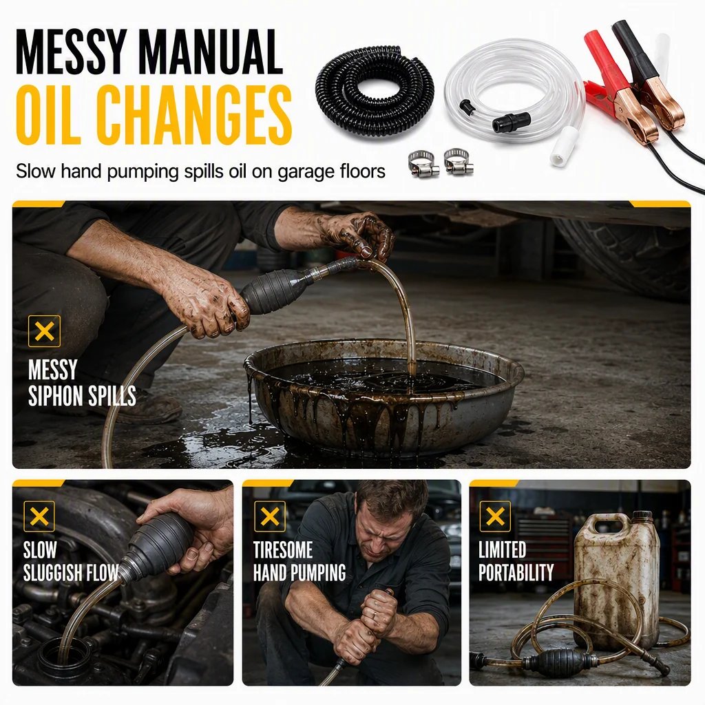 Manual oil change comparison
