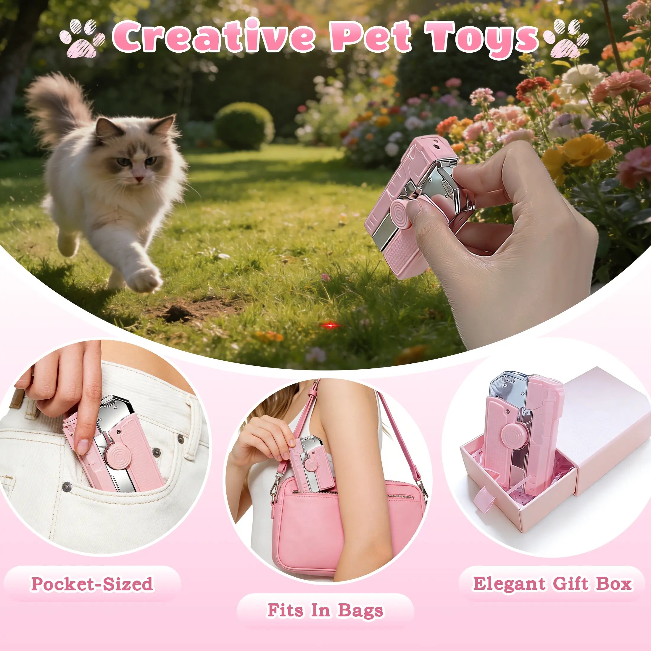 Creative Pet Toys and Portable Size