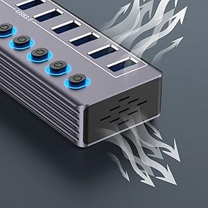 Tccmebius Powered USB Hub