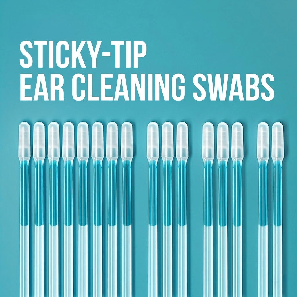 Sticky-Tip Ear Cleaning Swabs