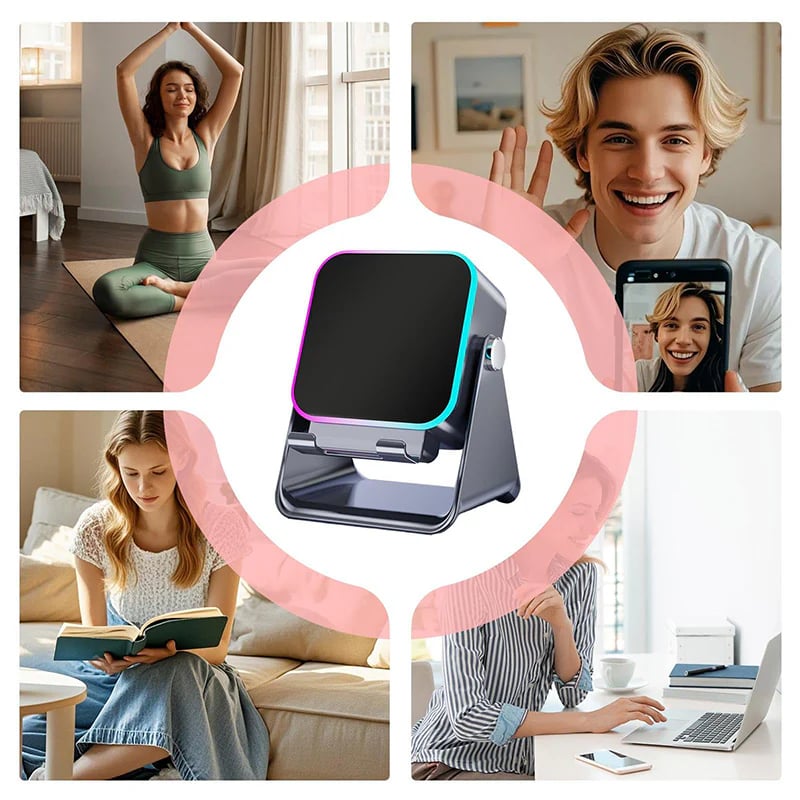 🎶📱 5-in-1 Wireless Induction Speaker & Adjustable Phone Stand product details