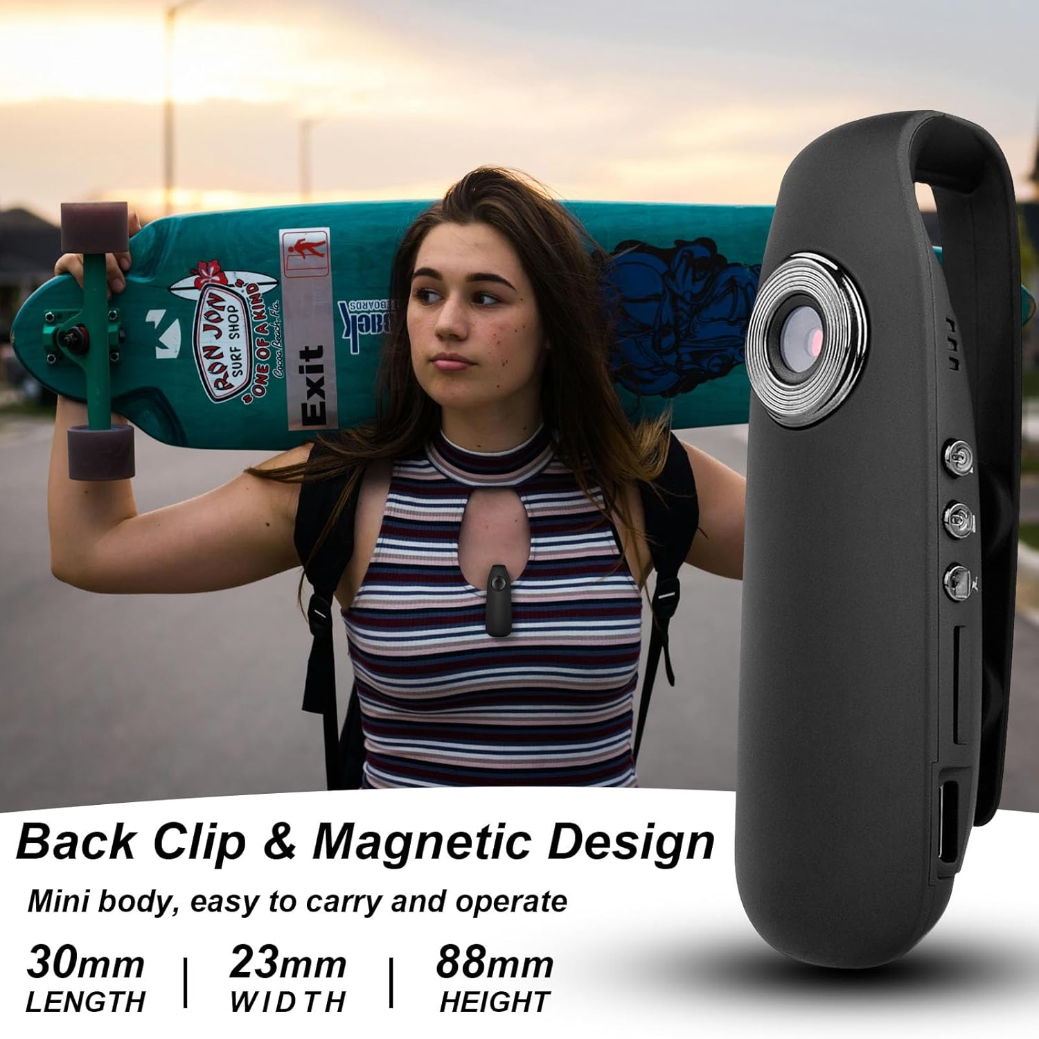 Magnet back clip