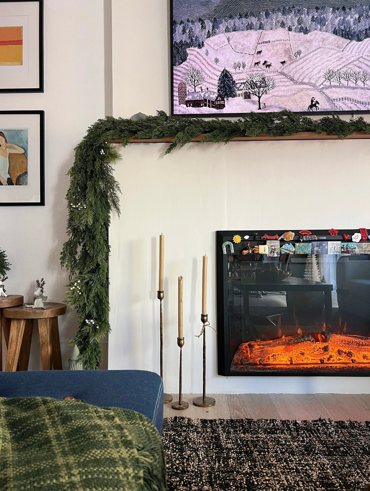 Fireplace Garland Decor