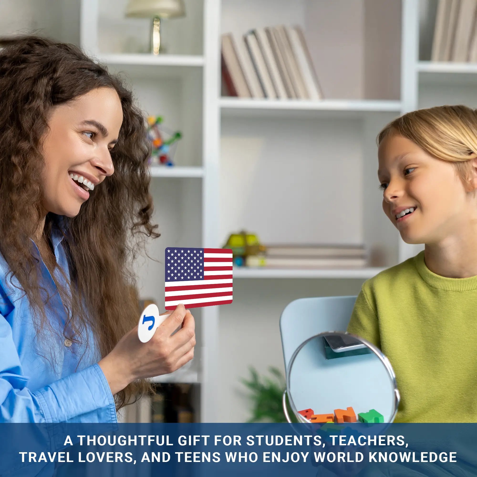 Flags flashcards educational set