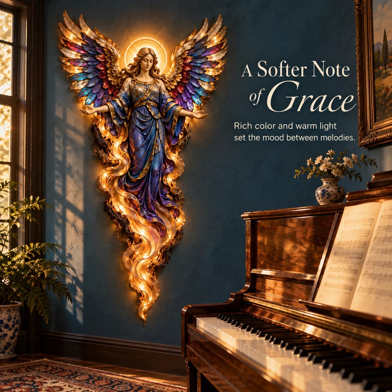 Heavenly Radiance angel wall decor lifestyle image
