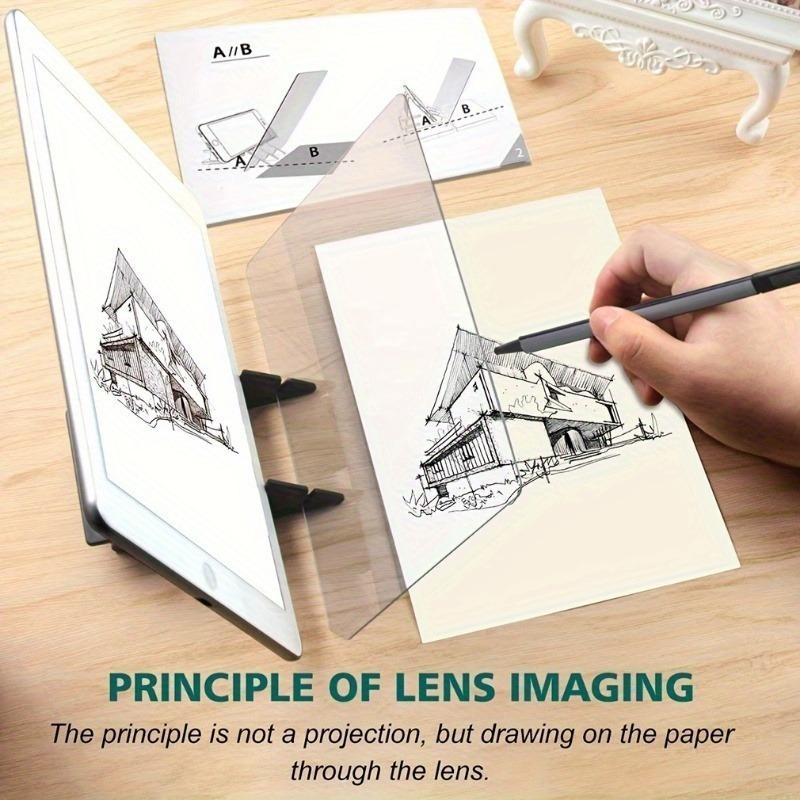 Product Introduction of Optical drawing board, portable optical wiring board, image layout, drawing projector, optical copy pad, easy to track drawing tool Art Supplies 8