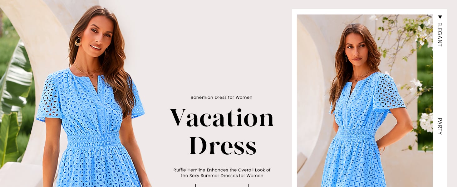 PRETTYGARDEN Beach Dresses for Women