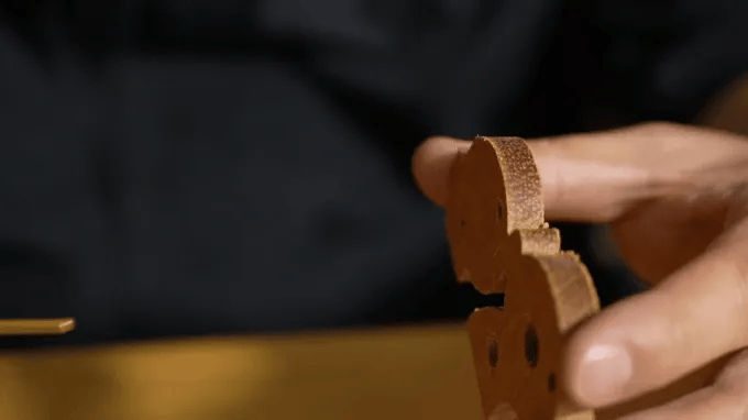 Fine tuning wooden automaton mechanism